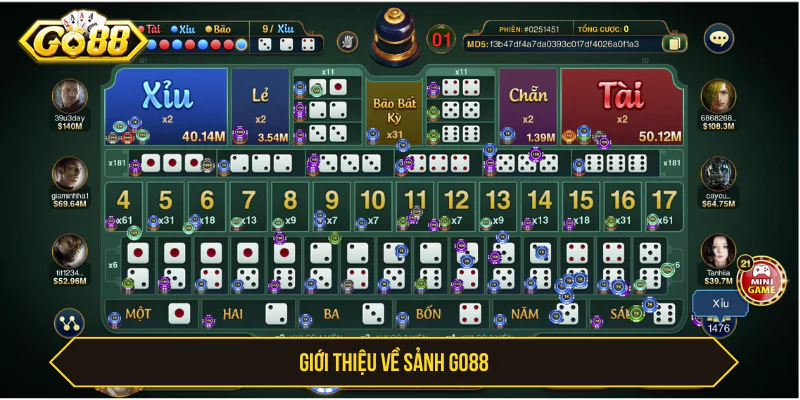 Giới thiệu về sảnh Go88